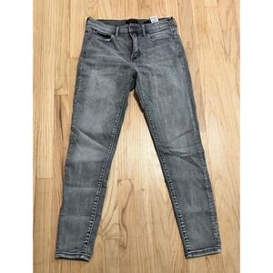 Banana Republic Gray Skinny Jeans Womens 28 Faded Charcoal Stretch Denim Pants